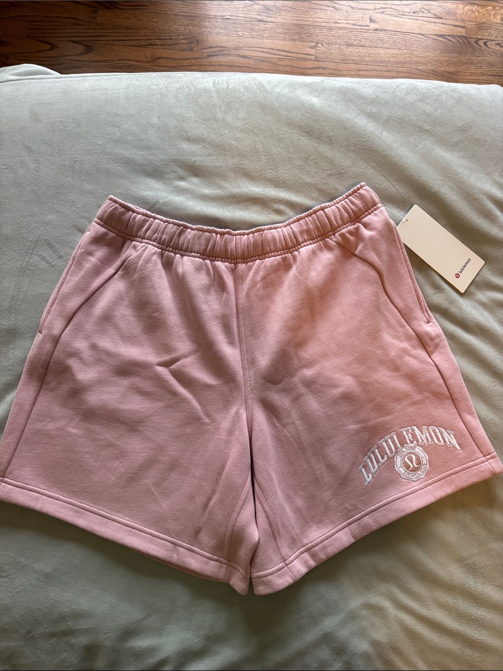 lululemon athletica Blush Pink High-Rise Athletic Sweat Shorts